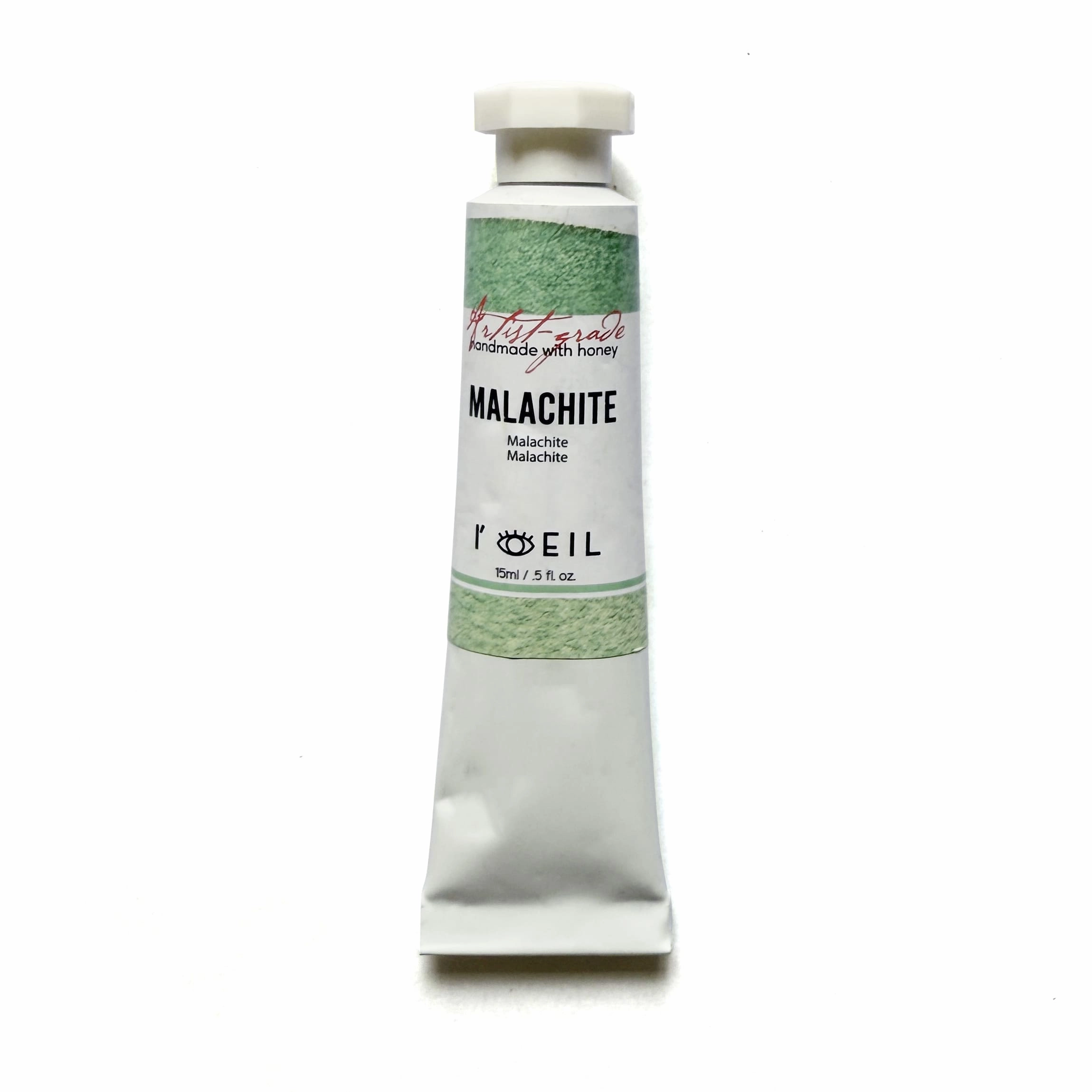 Malachite (Mineral) - Artist Grade Handmade Honey Based Watercolor Tube 15Ml sealed