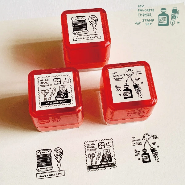 Sanby X Eric Small Things Pre-Inked Stamp Sewing quality