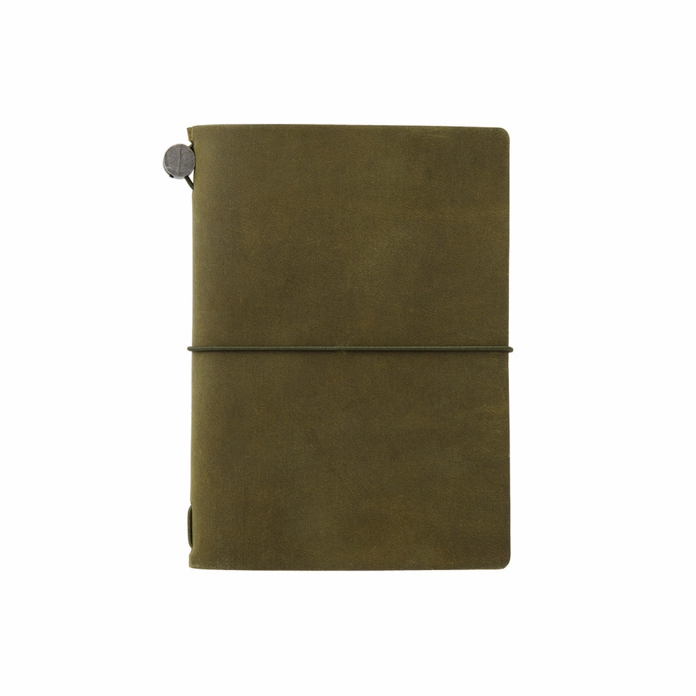 durable Traveler'S Notebook Starter Kit-Passport Size In Olive