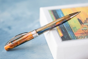 Visconti Van Gogh Caf Terrace At Night Ballpoint Pen modern colorful