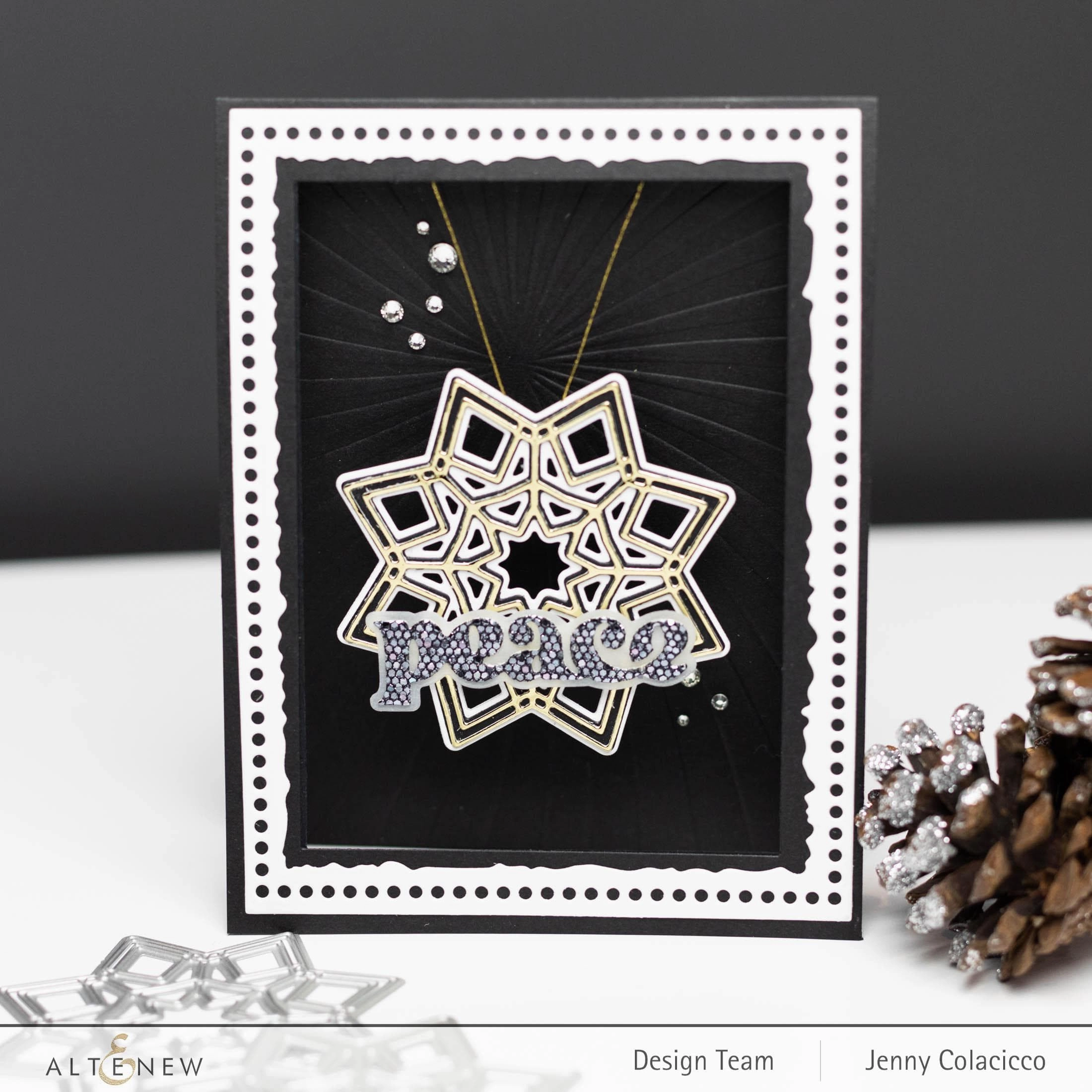 Stained Glass Medallion Die Set retro