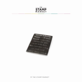 Stamp & Cut Salutations earthy bold