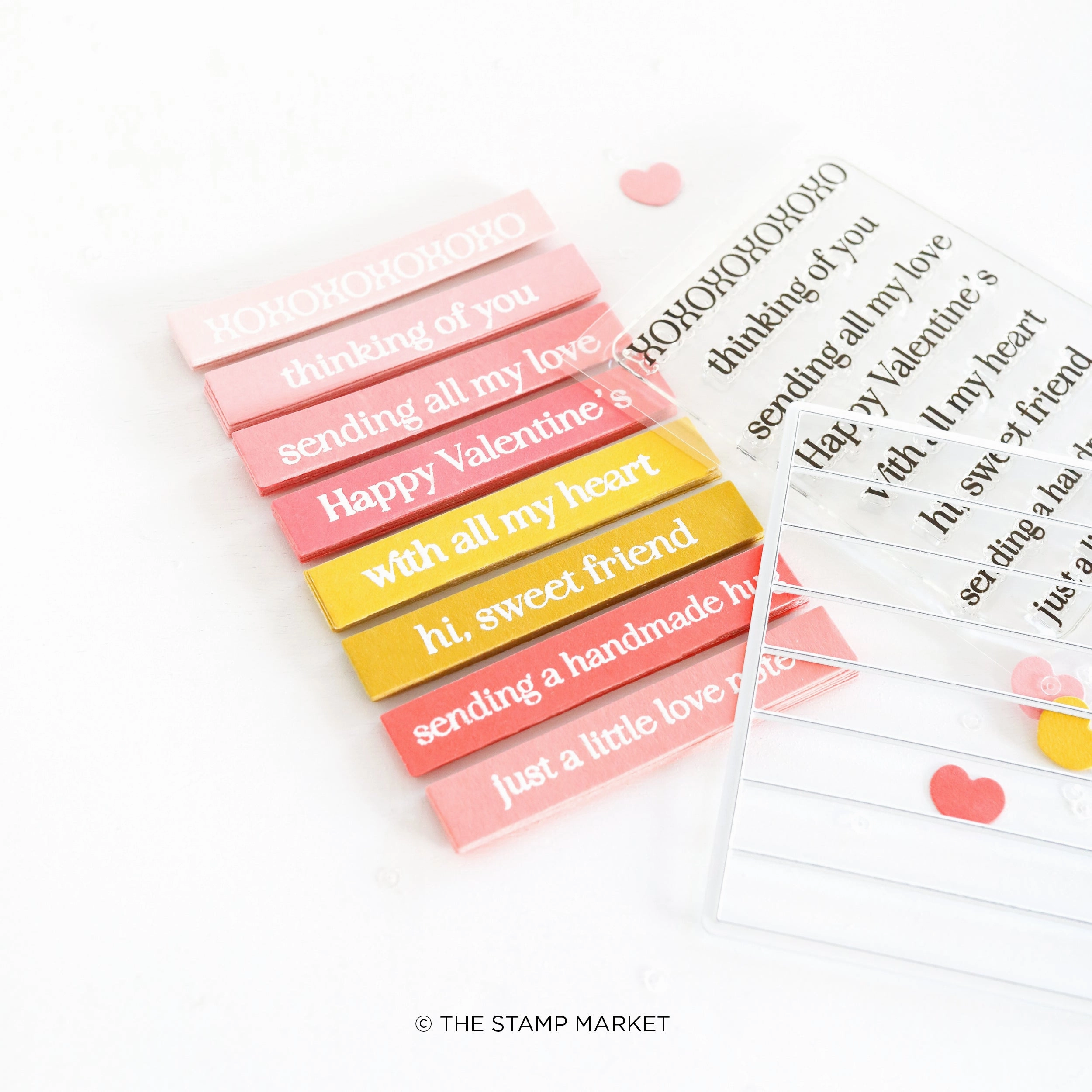 Stamp N Cut Love Notes waterproof