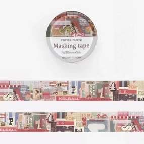 Stamping Party Time Washi Tape Sunny Sunday X Papier Platz refillable giant