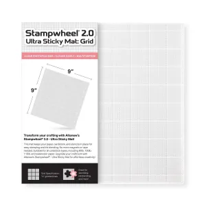 Stampwheel 2.0 - Ultra Sticky Mat: Grid short shockproof