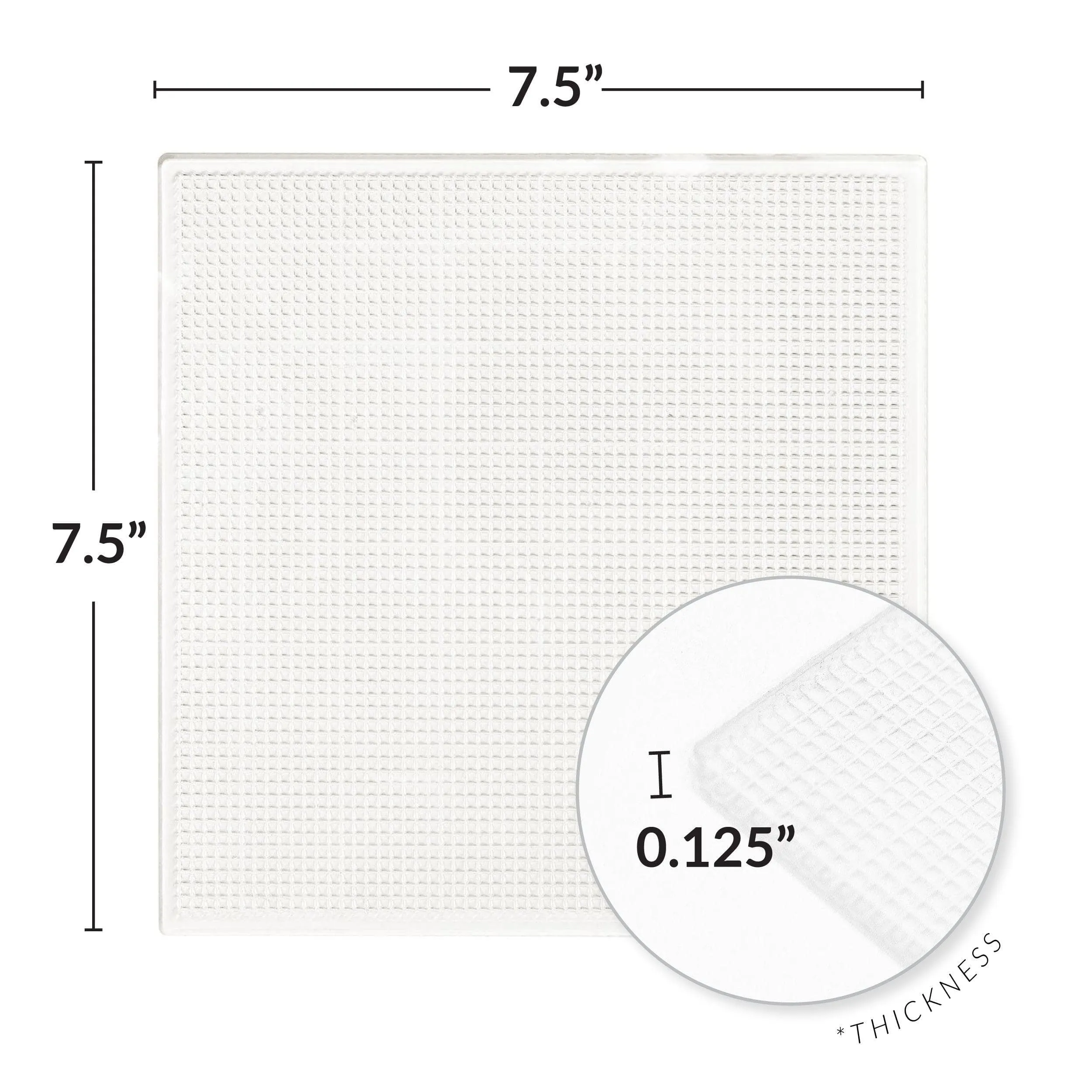 alloy bulk Stampwheel - Low Tack Sticky Mat: Grid