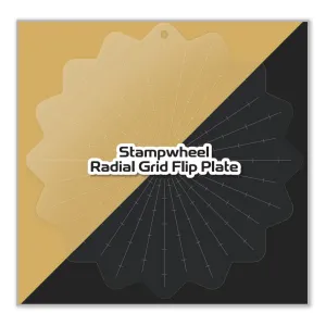 Stampwheel - Radial Grid Flip Plate cool