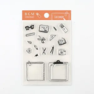 Stationery Bgm Clear Stamp bright
