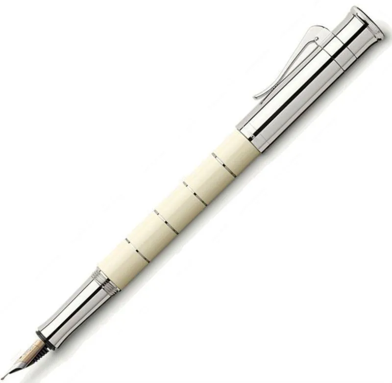 Graf Von Faber-Castell Classic Anello Ivory Fountain resilient short