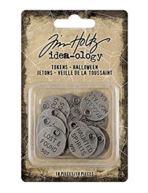 ergonomic resin Tim Holtz Ideal-Ology Halloween Tokens