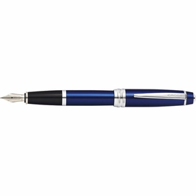 Cross Bailey Blue Lacquer Fountain Pen manual earthy