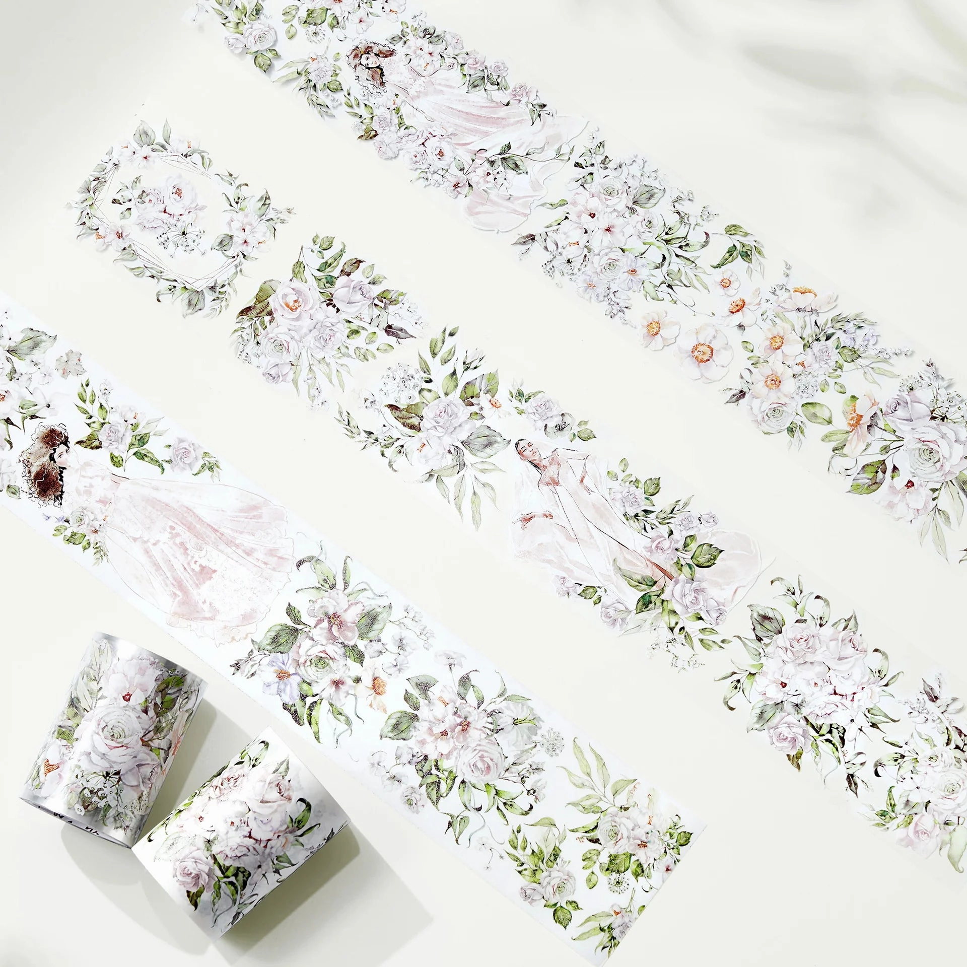 Floral Soliloquy Wide Washi/Pet Tape top
