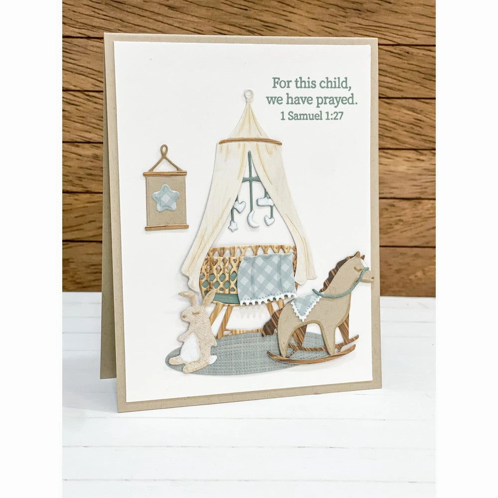 Inside: Welcome Baby Sentiments - 6X6 Stamp Set multipack