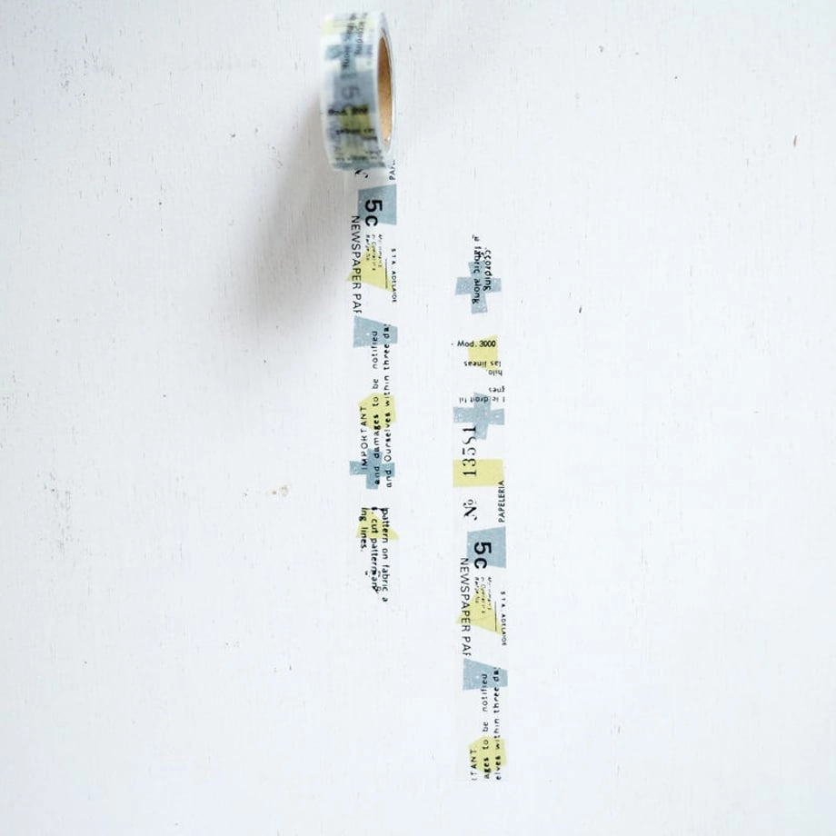 quickdry tall Ironna Katachi Washi Tape