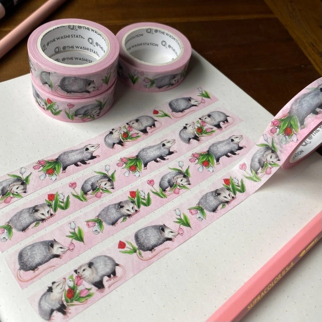 Opossums And Tulips Washi Tape superior pack