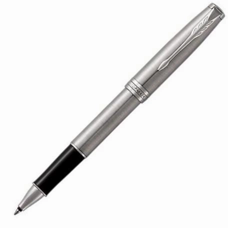 manual vintage Parker Sonnet Stainless Steel Ct Rollerball Pen