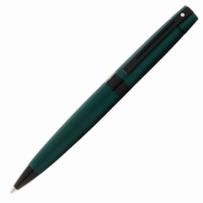 springloaded Sheaffer 300 Matte Green Ballpoint Pen