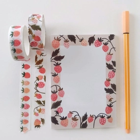 multipurpose Strawberry Garden Notepad