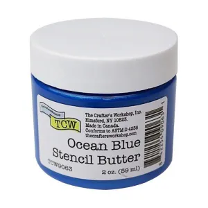 compact Stencil Butter - Ocean Blue