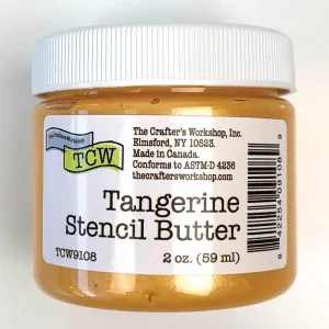 Stencil Butter - Tangerine square