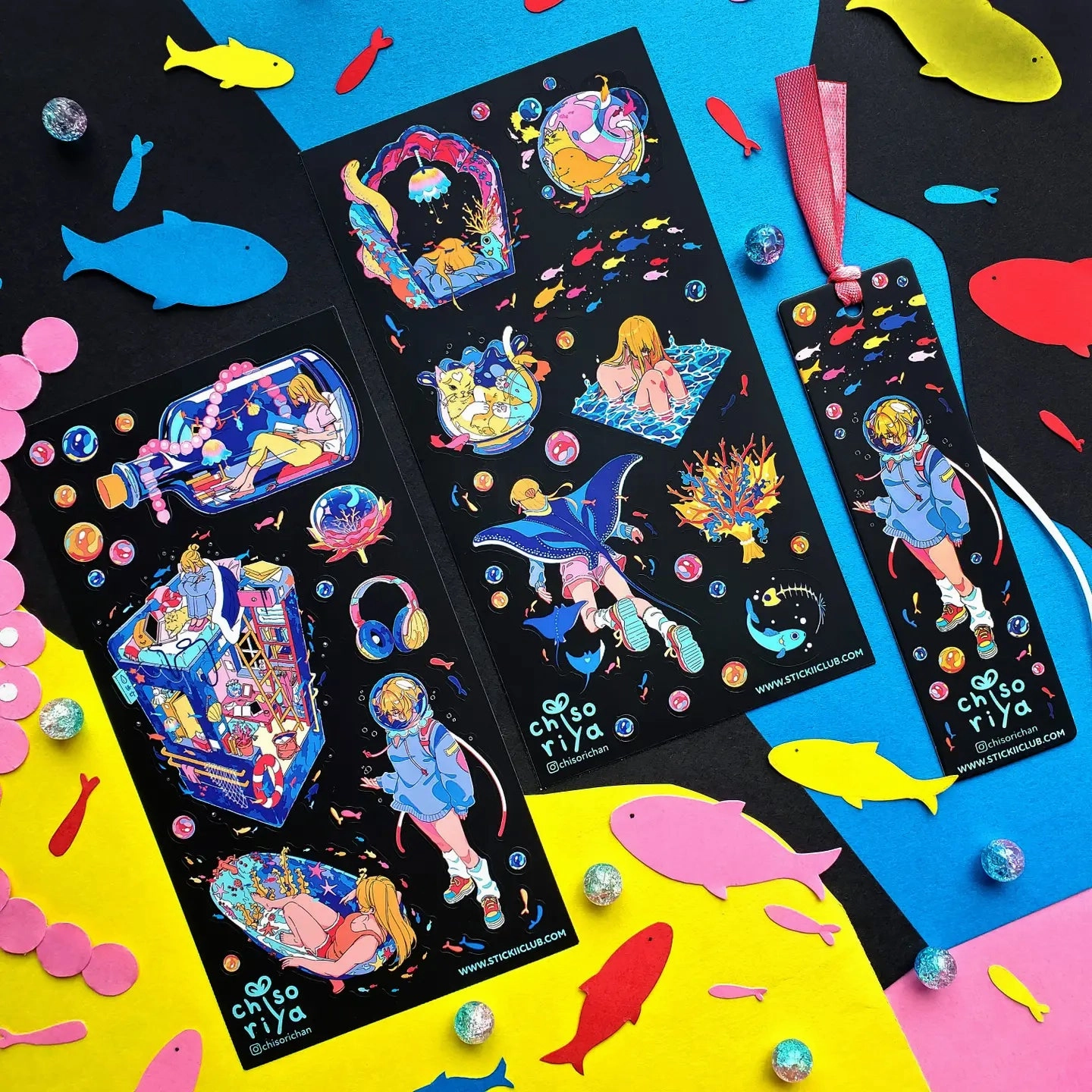 finest Stickii Aquatic Life (#1) Sticker Sheet