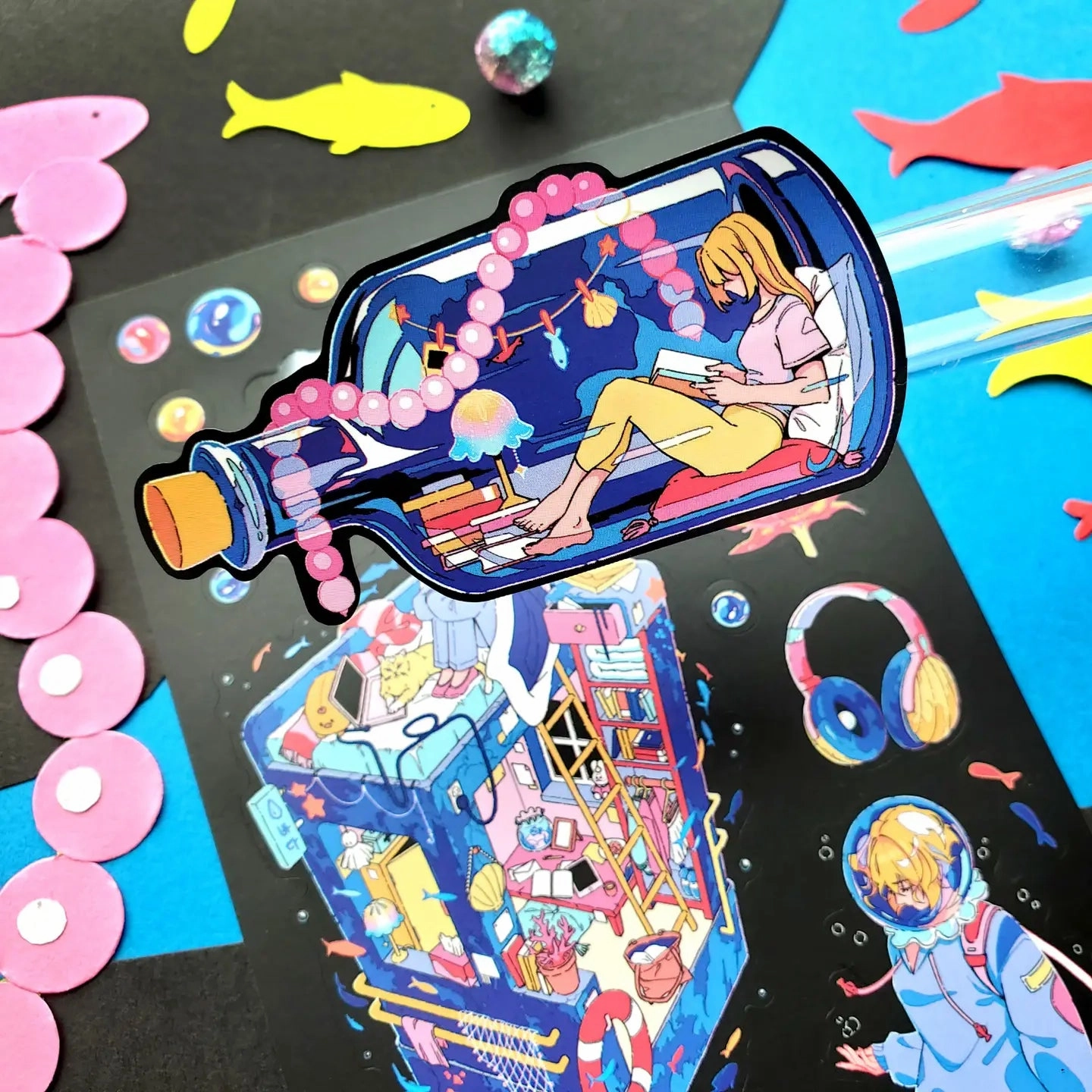 Stickii Aquatic Life (#1) Sticker Sheet exclusive