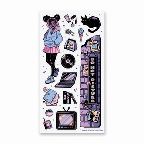 original narrow Stickii Do Not Disturb Sticker Sheet