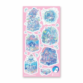 popular lasting Stickii Fin-Tastic Adventures Sticker Sheet