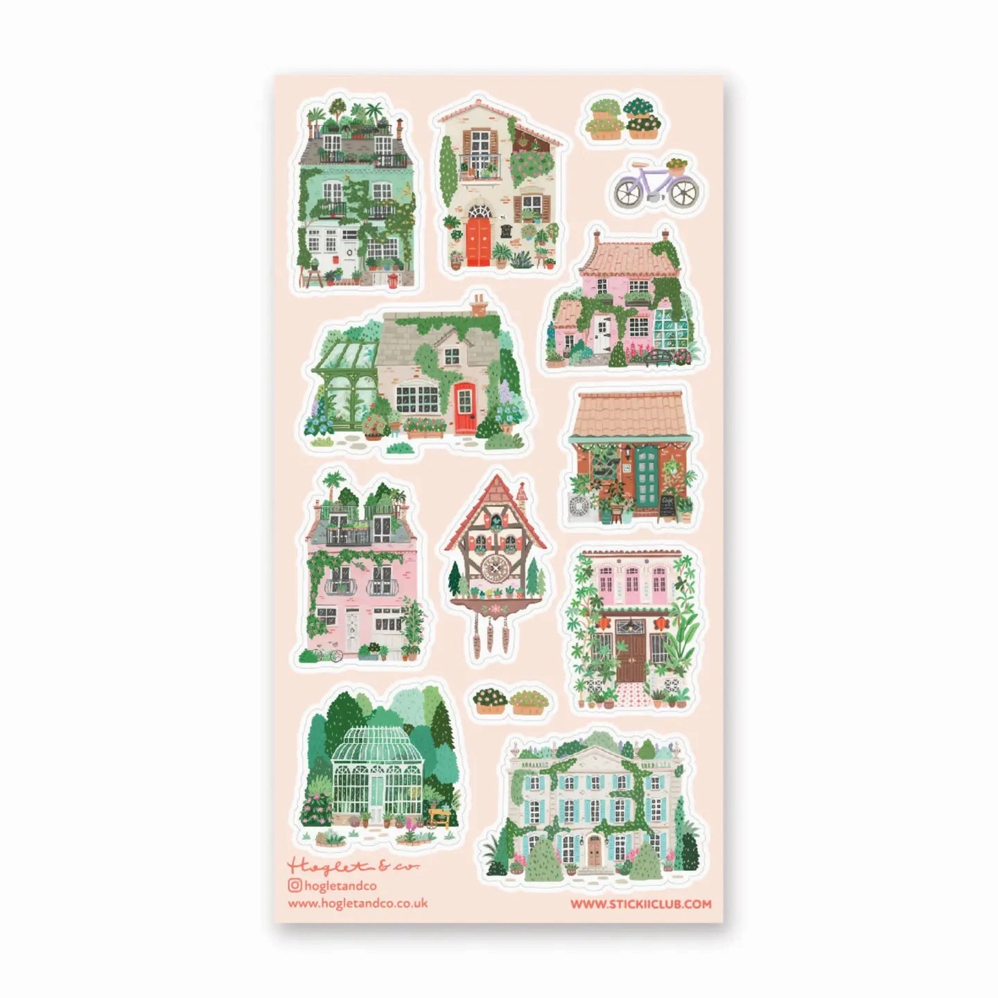 Stickii Like The Vine Sticker Sheet earthy metallic
