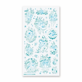 Stickii Mystical Mushroom Forest Sticker Sheet solid vivid
