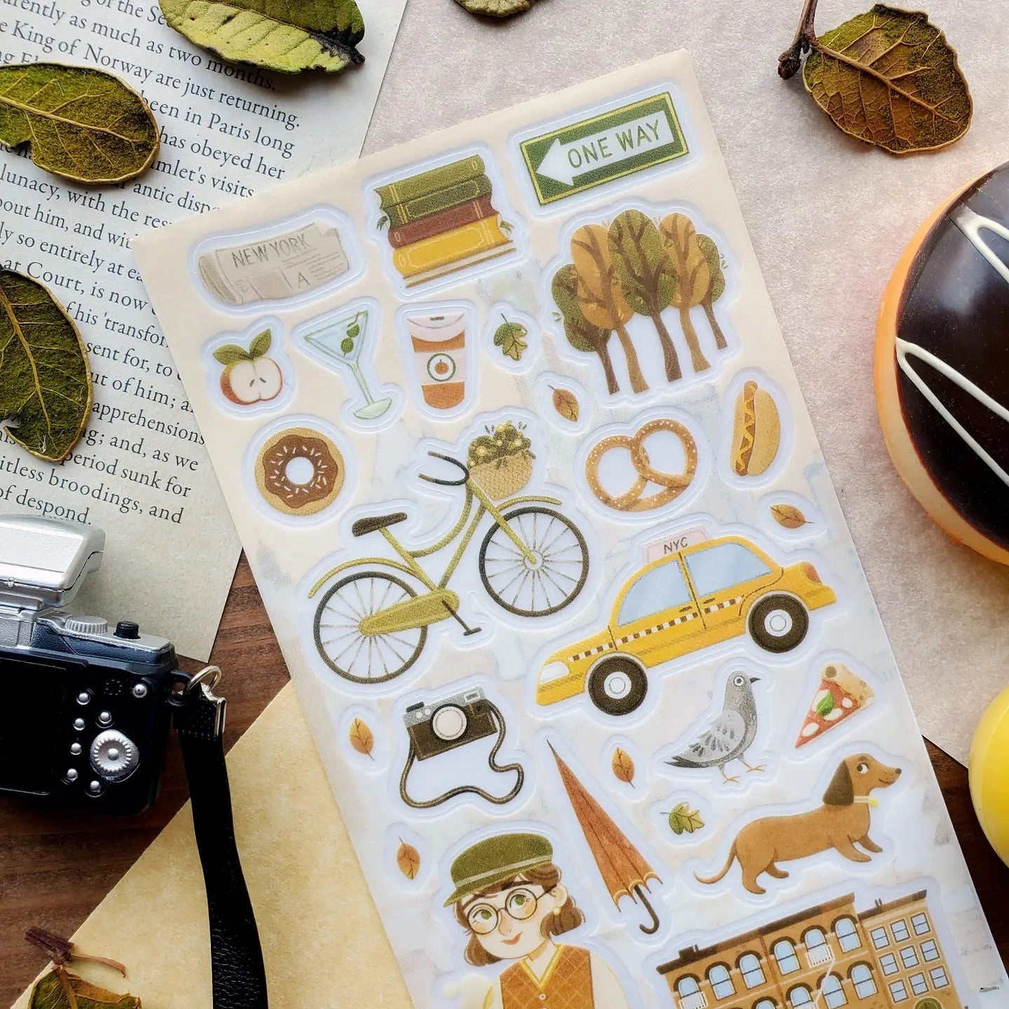 Stickii Ny Fall Sticker Sheet trusted