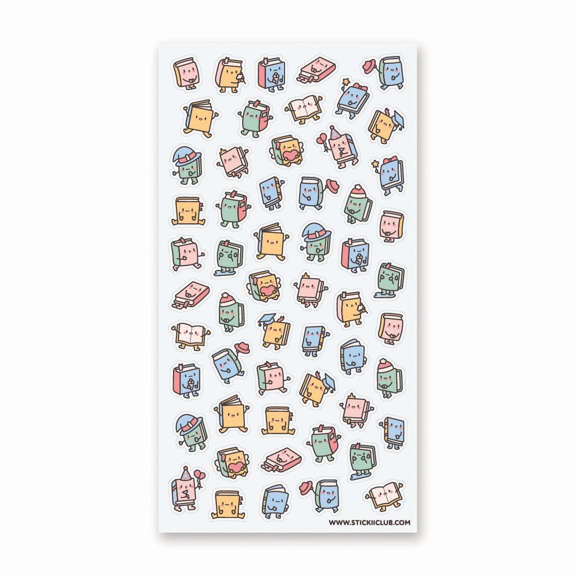 Stickii Reading Adventures Sticker Sheet round