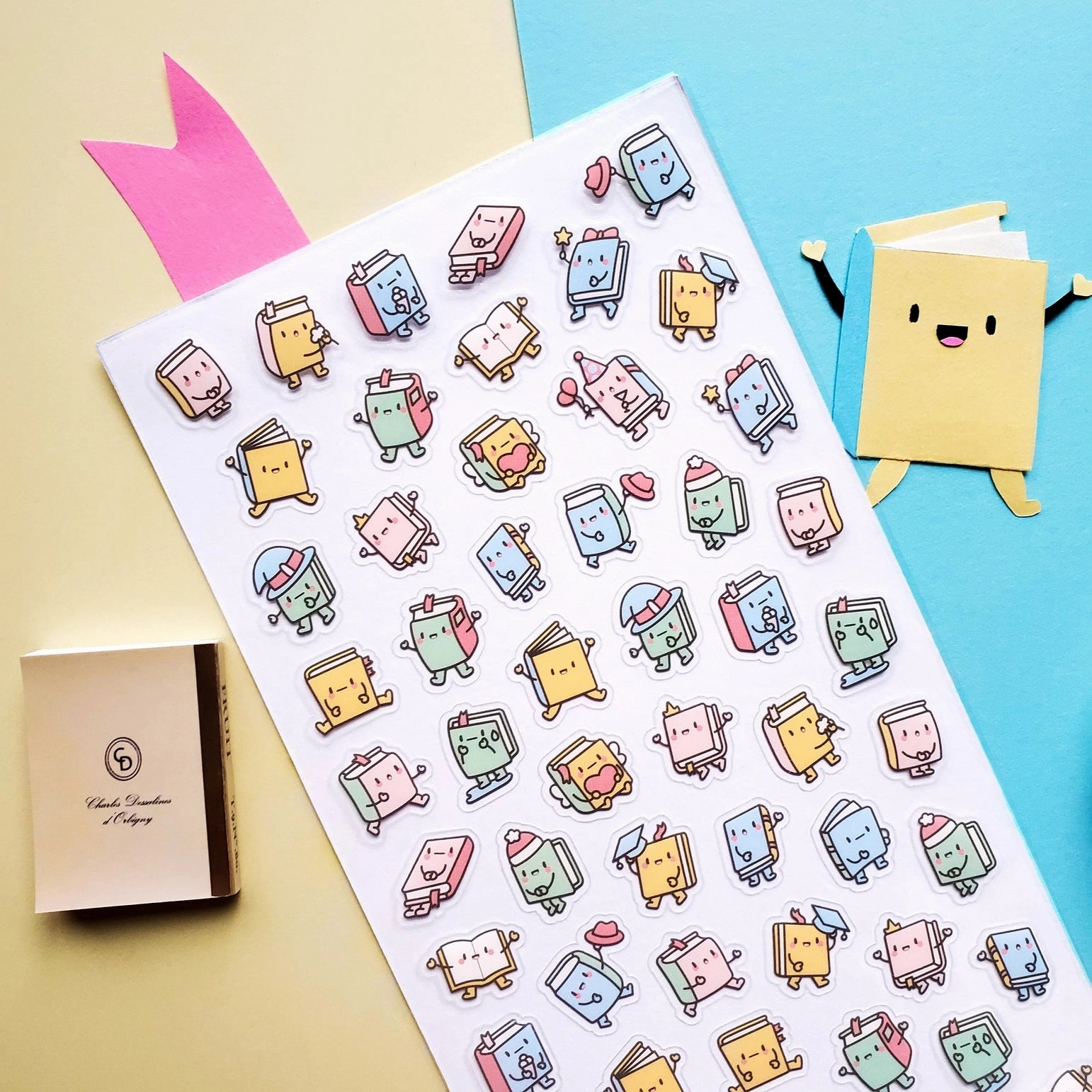wrapped Stickii Reading Adventures Sticker Sheet