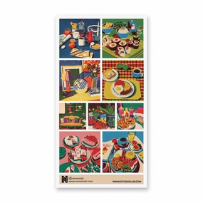 Stickii Retro Living Sticker Sheet thin