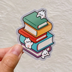 Stickyriceco Vinyl Sticker - Bunnies And Books set