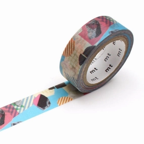 Stone Collage Washi Tape fiber sleek