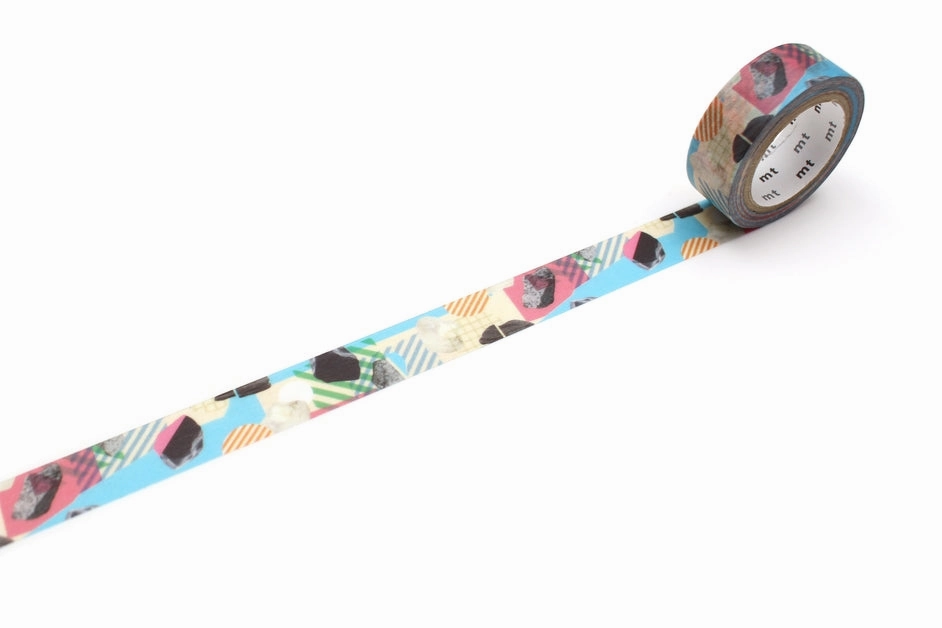 wooden Stone Collage Washi Tape