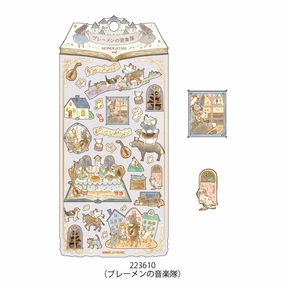 Story Book Sticker Sheet - Town Musicians Of Bremen wide