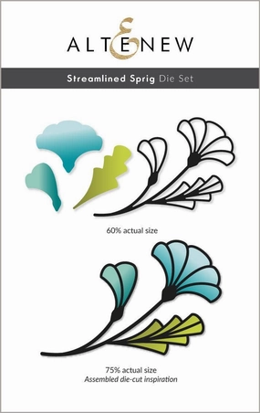 Streamlined Sprig Die Set flexible resilient