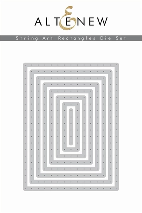 String Art Rectangles Die Set tiny plastic