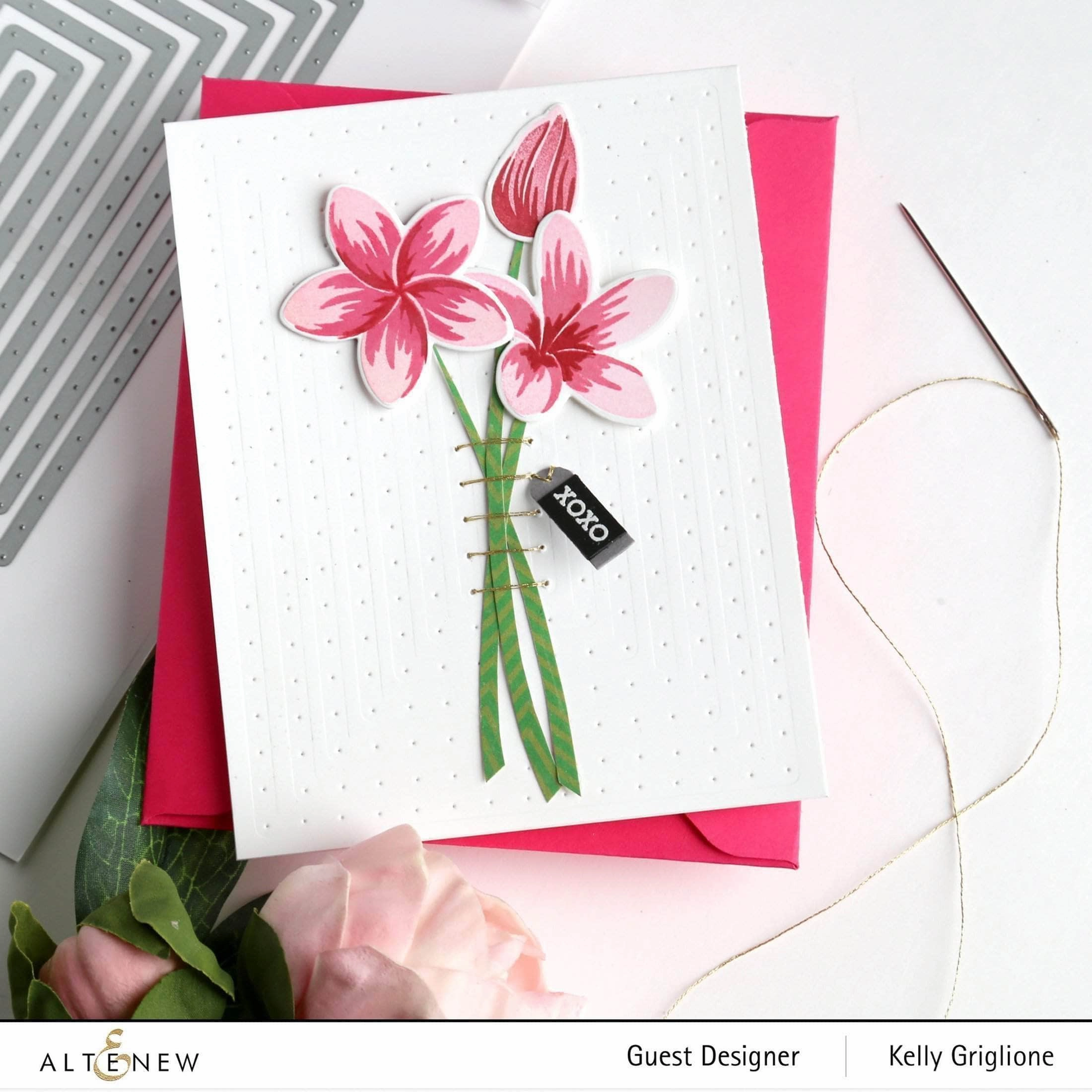 manual pastel String Art Rectangles Die Set