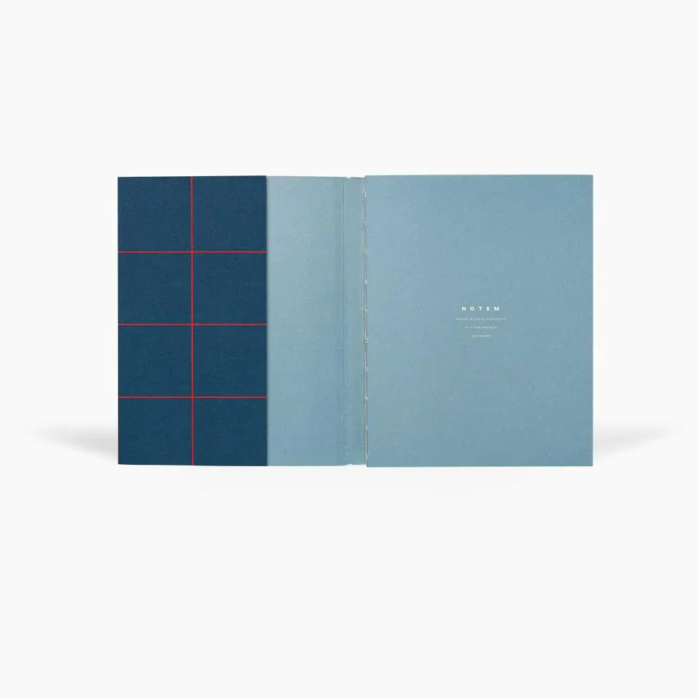 Notem Uma Flat Lay Notebook - Medium, Dark Blue, Dot Grid original