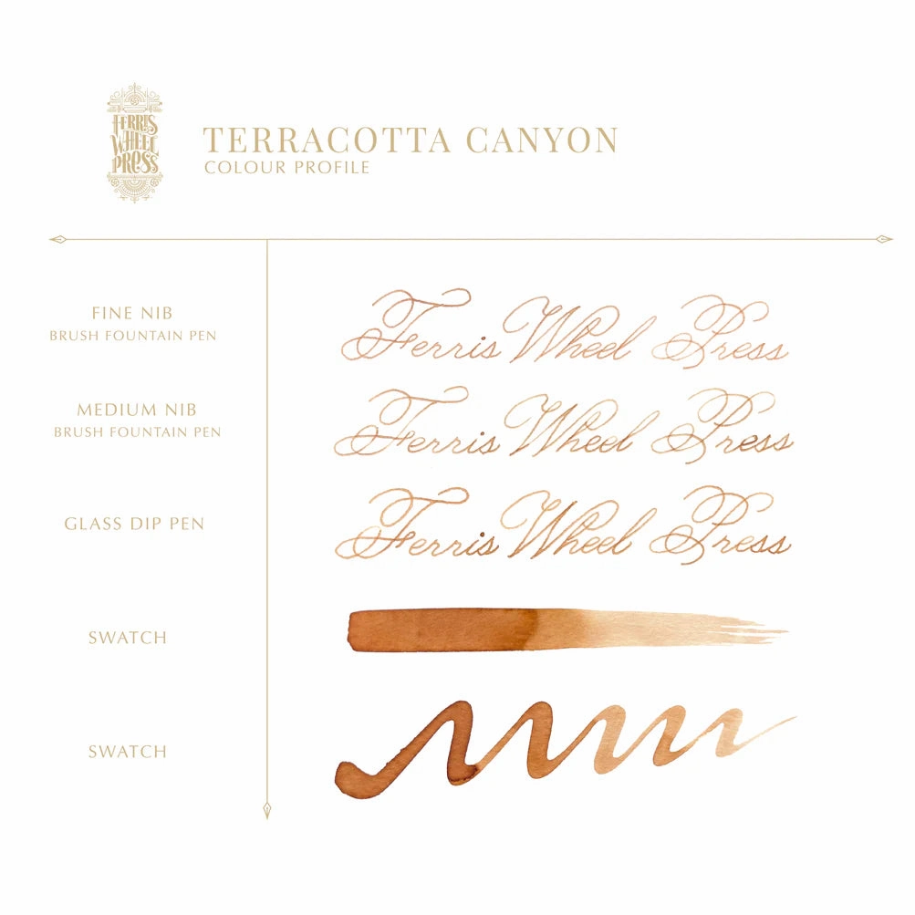 38Ml Terracotta Canyon Ink washable
