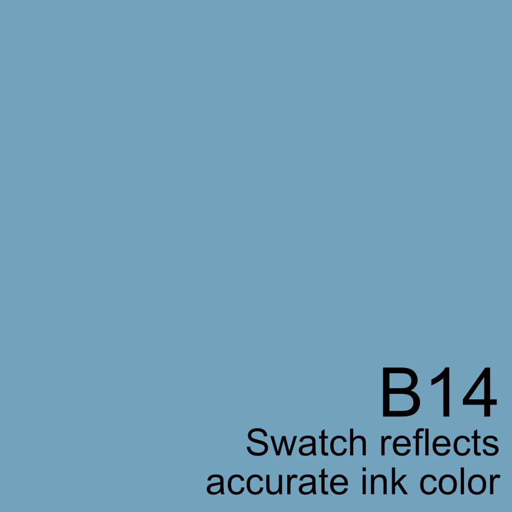 Copic Sketch Marker - B14 Light Blue manual