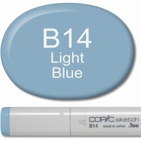 Copic Sketch Marker - B14 Light Blue minimalist waterproof