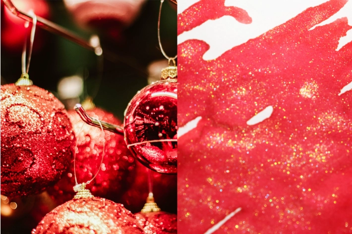 Dominant Industry Pearl Ink 25Ml - Christmas Red synthetic