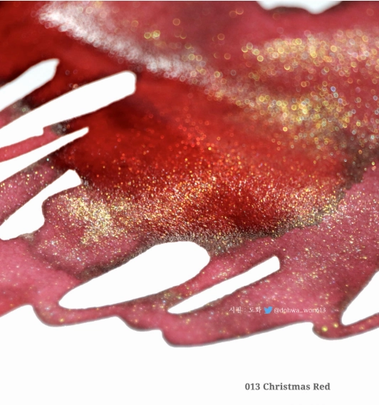 exclusive Dominant Industry Pearl Ink 25Ml - Christmas Red