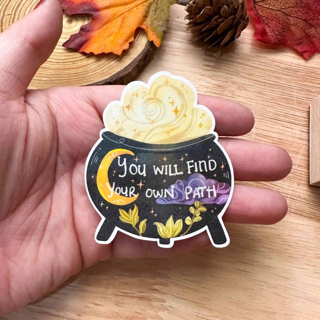 Paperaicashop Own Path Vinyl Sticker resin