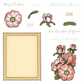 Sending Christmas Joy - 6X8 Stamp Set everyday