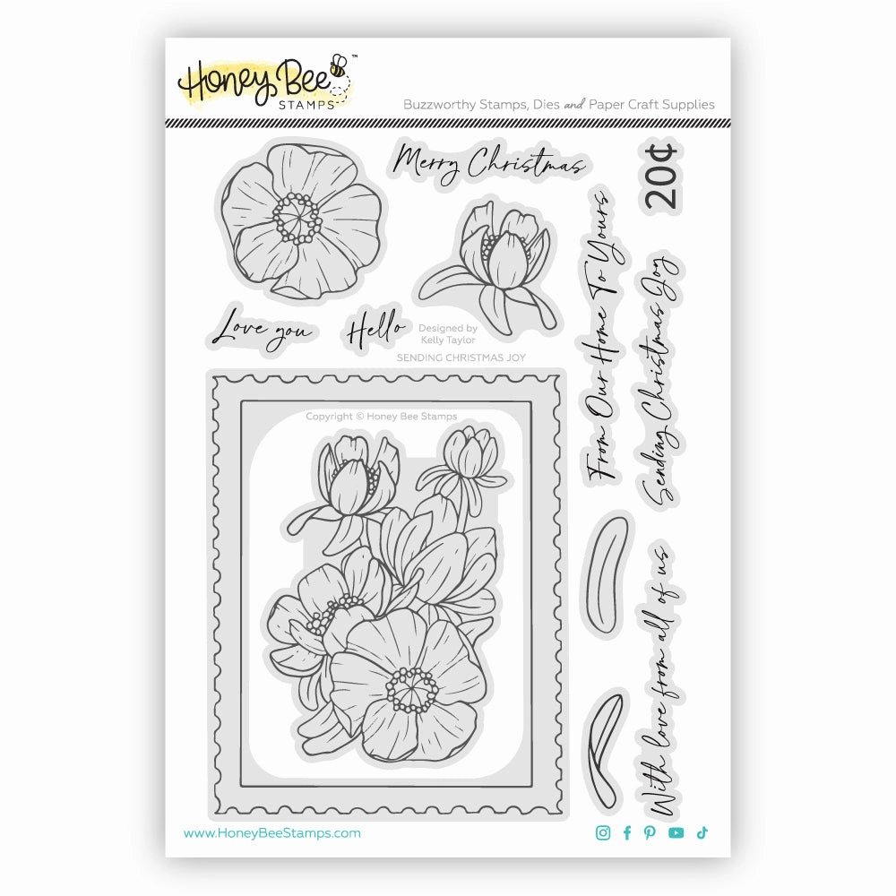 Sending Christmas Joy - 6X8 Stamp Set professional